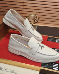 Lora Piana Couple style business loafers cowhide